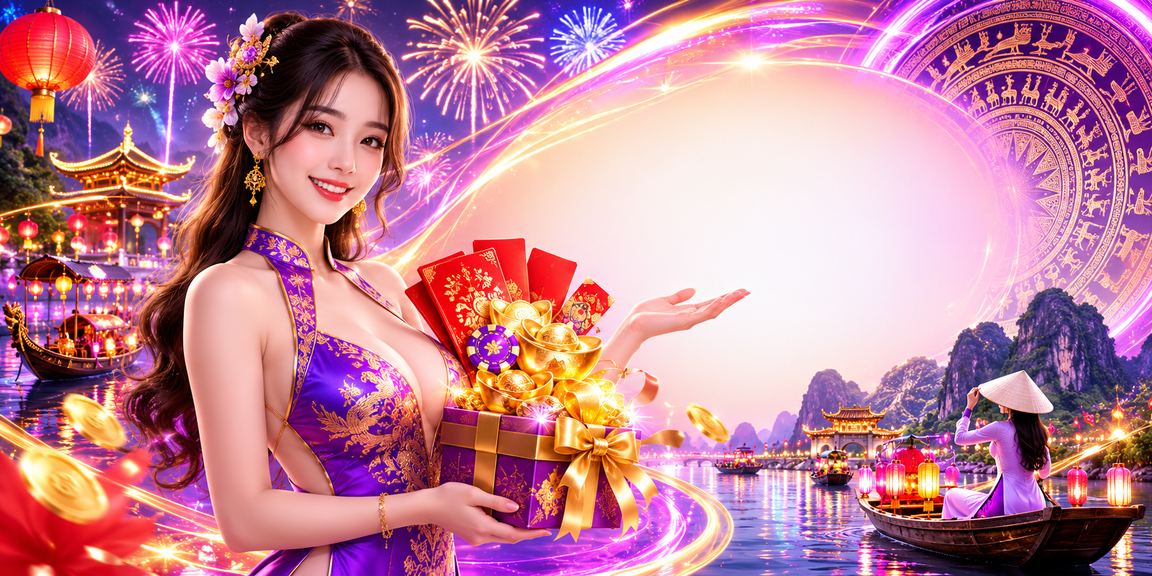 Ánh đèn neon về đêm tại Ninh Bình phản chiếu không khí giải trí hiện đại